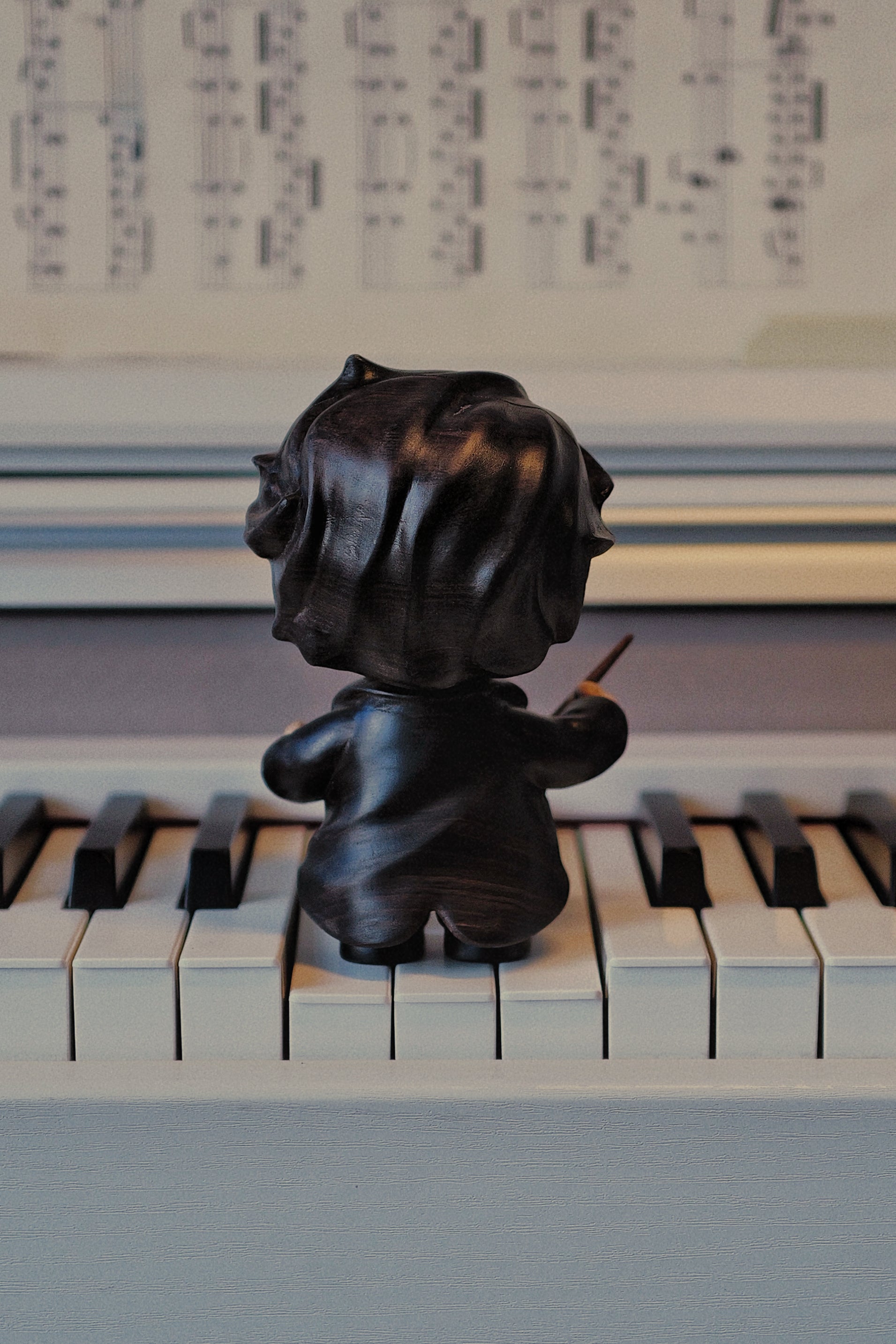 BEETHOVEN | Hand-Finished Wood Sculpture