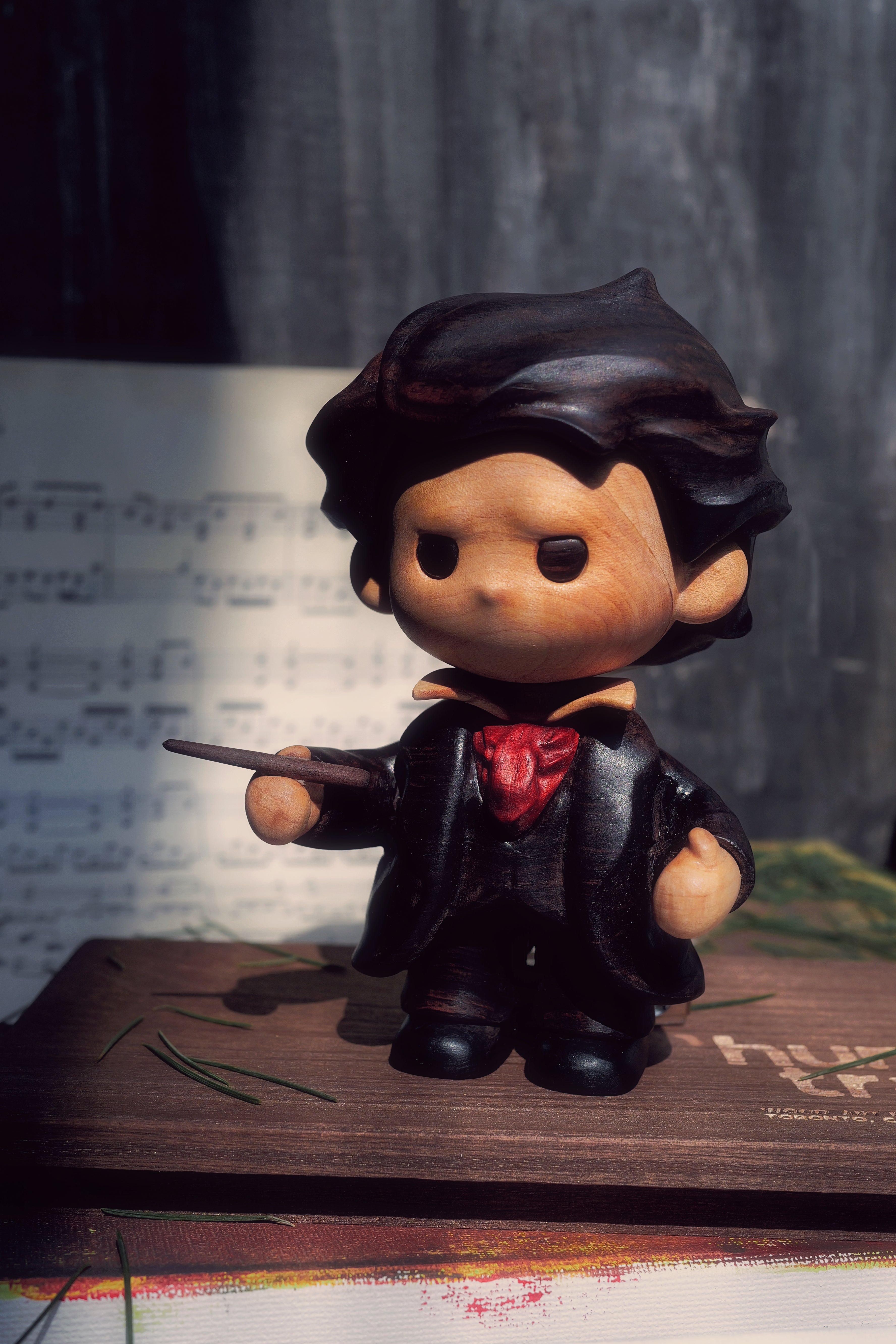 BEETHOVEN | Hand-Finished Wood Sculpture