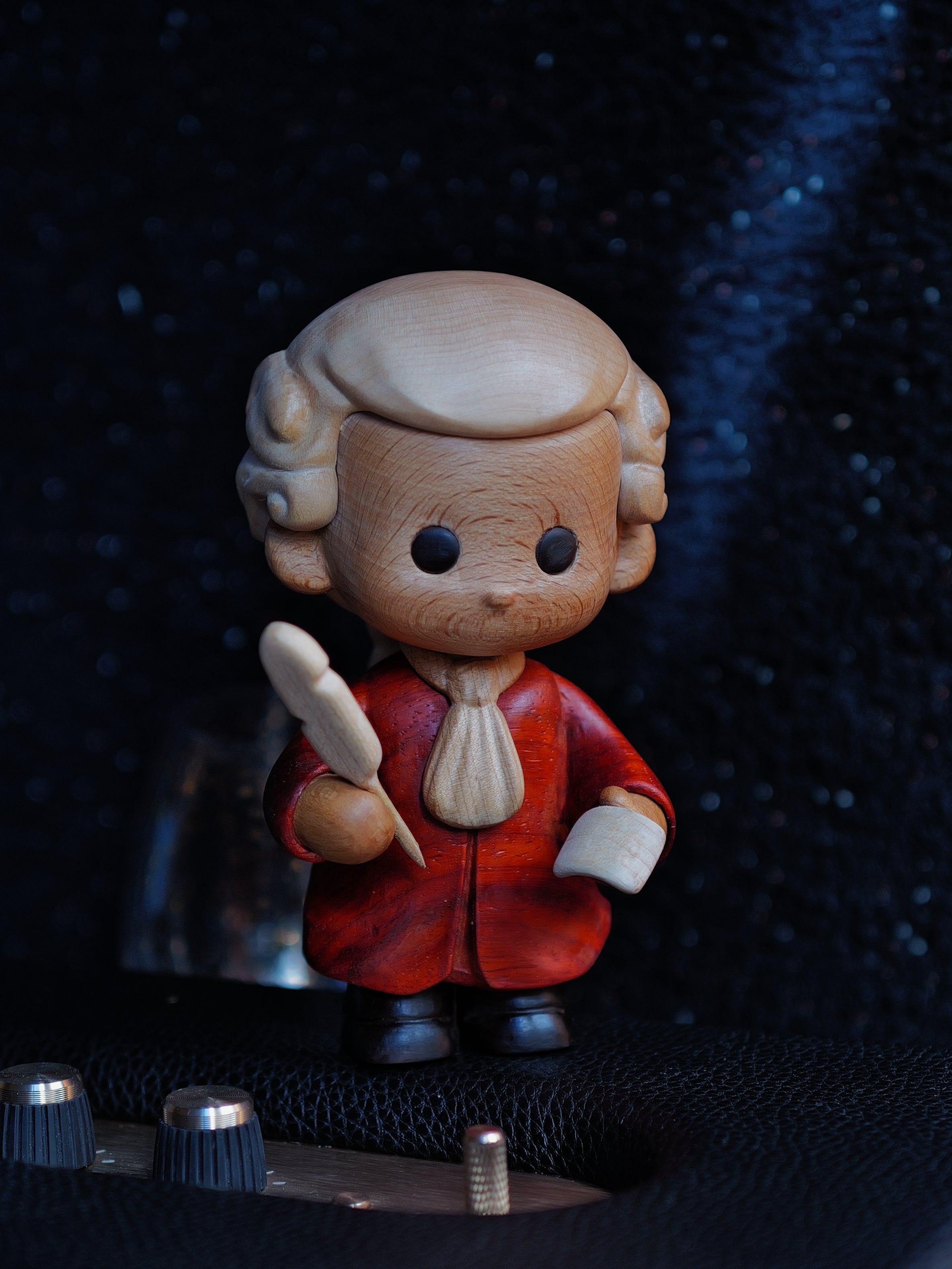 Mozart | Hand-Finished Wood Sculpture