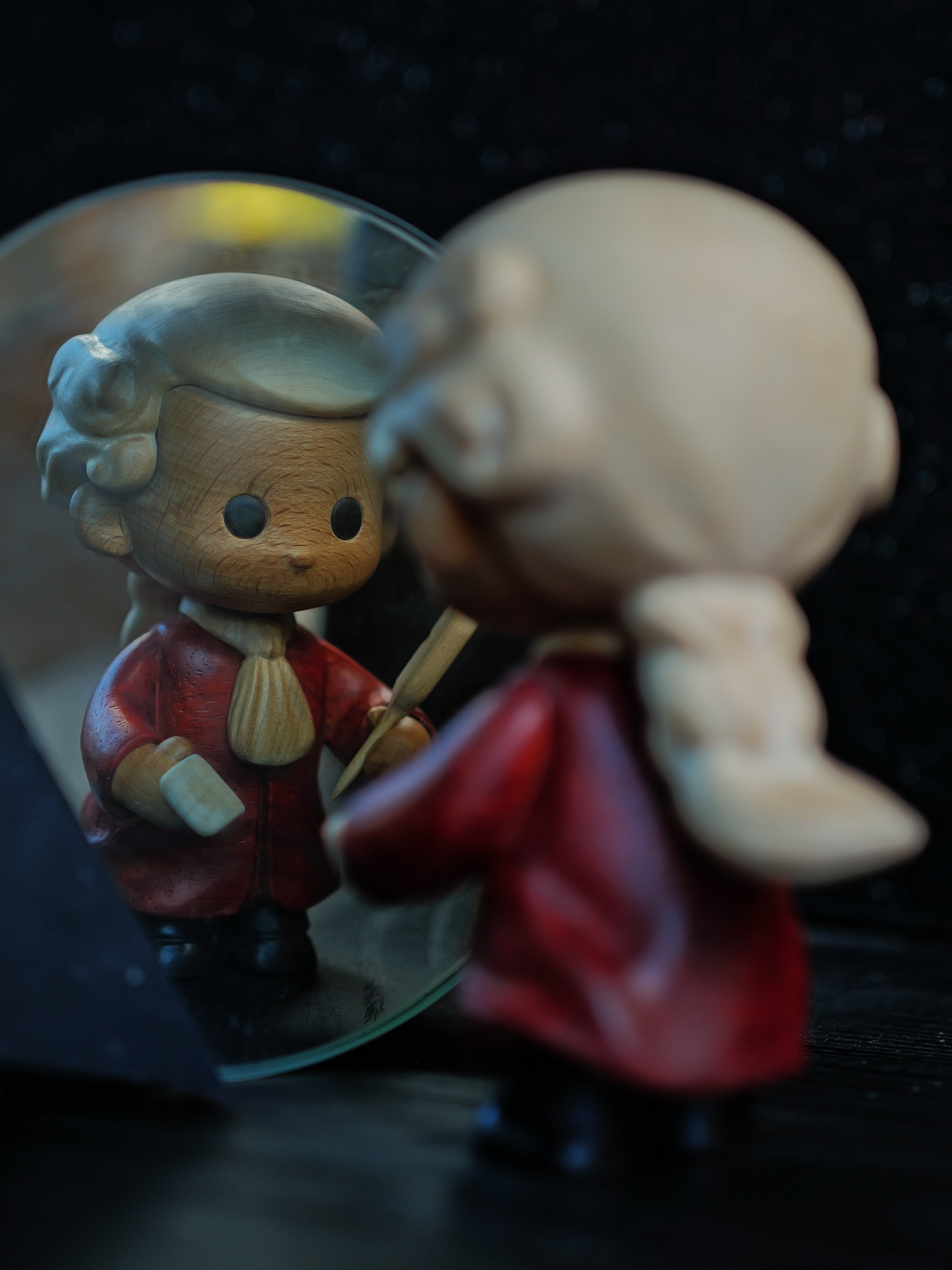 Mozart | Hand-Finished Wood Sculpture
